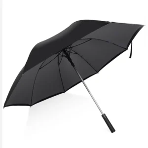 Straight Nylon Double-Layer Golf Umbrella with Customizable Logo