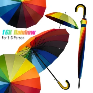 Straight Pattern Custom Logo Umbrella Business Gift