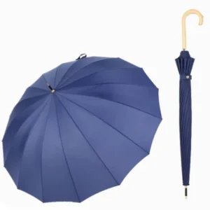 Straight Pole J Handle Multi-Color Foldable Rain Umbrella Custom Logo