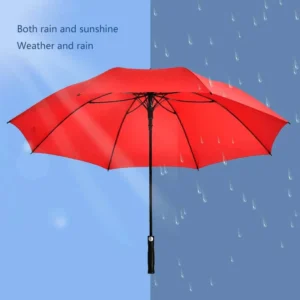 Straight Rainbow Custom Portable White Outdoor Umbrella