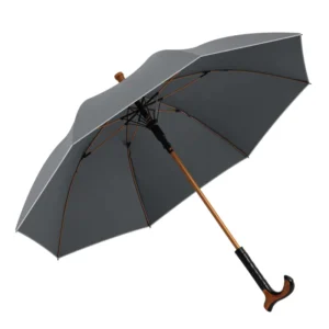 Straight Stick Walking Stick Umbrella Suitable for Mountaineers and the Elderly Detachable