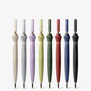 Straight Umbrella Double Size for Sun and Rain with Logo Customization
