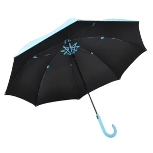 Straight Umbrella with Black Coating for UV Protection