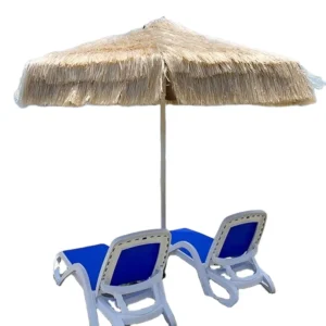 Straw Raffia Thatch Roof Outdoor Beach Parasol