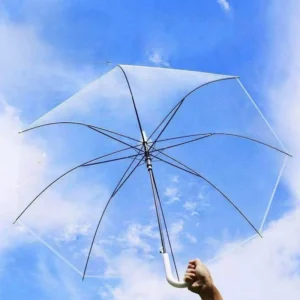 Strong Windproof Transparent Stick Umbrella
