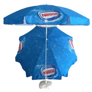 Sublimation Heat Transfer Printed Waterproof Polyester Beach Umbrella