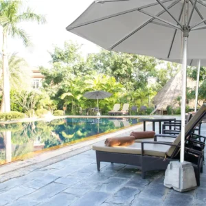 Sun Shade Patio Beach Outdoor Umbrella Aluminum Frame 2.7*2.7 3*3 Center Pole Umbrella Parasol Supplier Factory