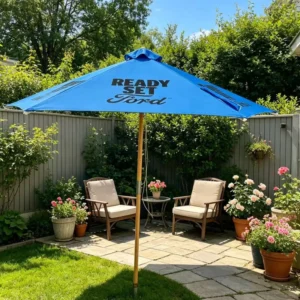 Sunshade Parasol Waterproof Garden Tilt UV Outdoor Beach Umbrella Parasol for Hotel Exteriors