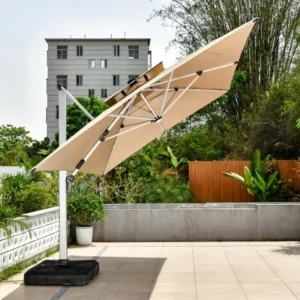 Super Strong Windproof Waterproof Patio Solar Umbrella Outdoor Garden Furniture Cantilever Parasol