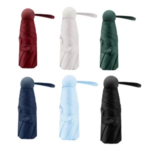 Super Waterproof Mini Portable Size Folding Umbrella Manual Control Suitable for Daily and Travel
