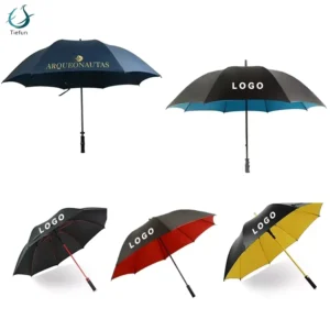 Supplier Custom Logo Windproof Eco-Friendly Automatic Golf Umbrella