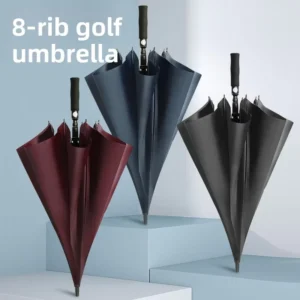 Suppliers Manufacturer 27 Inch Large Windproof Custom Logo Golf Umbrella