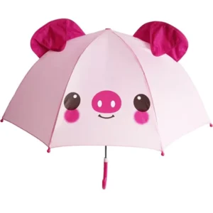 Suppliers Manufacturer Custom Logo Color Kids Cartoon Stick Girl’s Umbrella