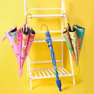 Suppliers Manufacturer Custom Logo Kids Cartoon Stick Umbrella for Girls