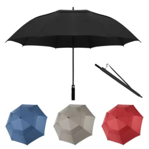 Suppliers Manufacturer Windproof Golf Umbrella Custom Logo Print for Outdoor Travel