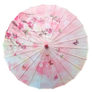 TX110 Handmade Japanese Chinese Silk Oiled Paper Umbrella Ceiling Decoration Weddings Events Manual Control Dance Props Parasols