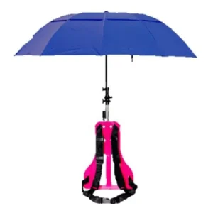Tea-Picking Manual Double-Shoulder Foldable Umbrella for Outdoor Fishing and Work, Sun and Rain Protection