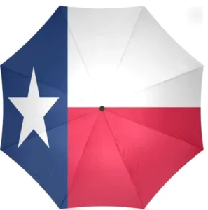 Texas US State Flag Umbrella Waterproof Outdoor Umbrella with Auto Open and Close UV Coating