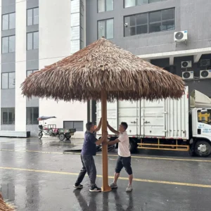 Thatch Umbrella Parasol Hawaii Style Extra Large Portable Beach Umbrella Straw Grass Outdoor Umbrella for Garden Patio