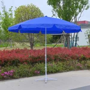 Thickened Rib Sun Umbrella Oxford Fabric Waterproof Windproof UV Protection Outdoor Beach Patio Garden Market