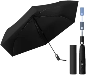 Three-Folding Fully Automatic Ultra-Lightweight Umbrella for Adults
