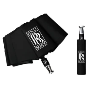 Three-Folding Iron Tube Glass Fiber Ribs Fully-Automatic Windproof Car Sunshade Umbrella