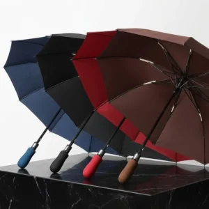 Three-Folding Umbrella with Logo Rubber Handle 8K Nylon 120 cm Multicolor Business Gift