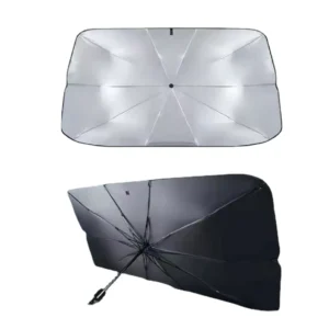 Titanium Silver Car Front Windshield Sunshade Heat Insulation UV Protection