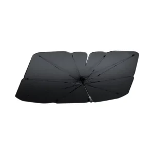 Titanium Silver Telescopic Car Front Windshield Sunshade Heat Insulation