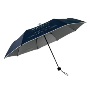 Top Quality 21″*8k 3 Folding No Water Drip Customized Logo Rain Umbrella with Silver Coating