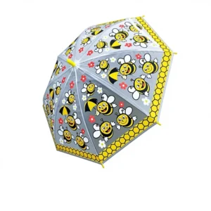 Transparent Advertising Umbrella Logo Printed for Boys Primary School Students Babies Children All Ages Cartoon Style Design