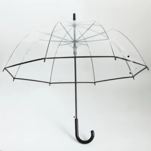 Transparent Arch Umbrella, Adult Clear Bubble Umbrella with Dome Canopy, Lightweight Wind and Rain Protection