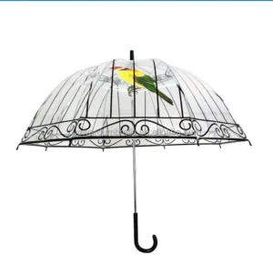 Transparent Birdcage Umbrella
