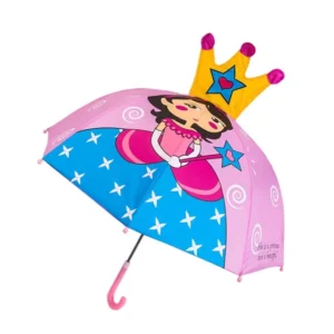 Transparent Cartoon Star Mermaid Ladybug Elephant POE PVC Children’s Umbrella