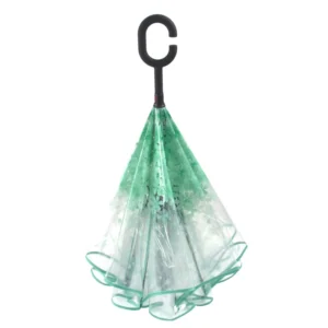 Transparent Inside Out Straight Inverted Reverse Umbrella