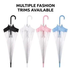 Transparent POE Dome Bubble Camping Umbrella for Rainy Days