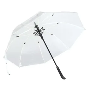 Transparent POE/PVC Semi-Automatic Wedding Umbrella with 103cm Alloy Ribs