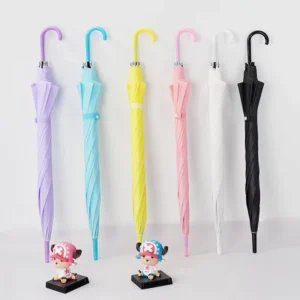 Transparent Stick Umbrella Automatic Long Handle Rain Umbrella Custom Logo Promotional Gift Umbrella
