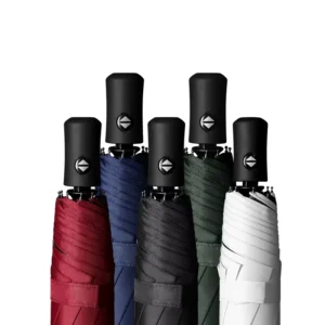 Travel Compact Automatic Folding Umbrella for Rain and Shine, Windproof and Portable