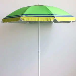 Trendy Colorful Octagon Geometric Steel Pole Outdoor Furniture Beach Umbrella for Festival Event Decoration