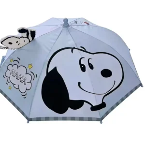 Trendy Cute Star Novelty 3D Cartoon Folding Kids Umbrella Sun Protection Rainproof Safe Straight Umbrella for Students Toddlers