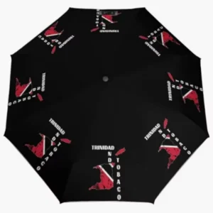 Trinidad and Tobago Fully Automatic Folding Umbrella National Flag Painted Design