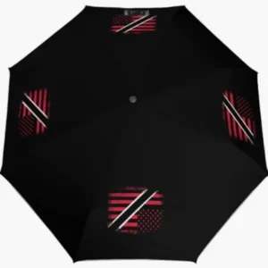Trinidad and Tobago Fully Automatic Folding Umbrella National Flag Painted Design