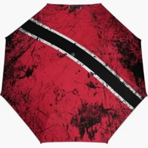Trinidad and Tobago National Flag Themed Fully Automatic Folding Umbrella