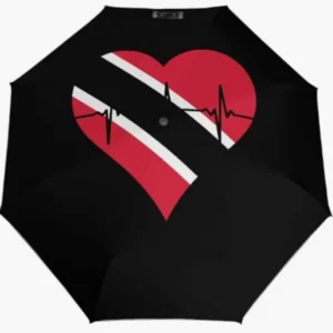 Trinidad and Tobago National Flag Themed Fully Automatic Folding Umbrella