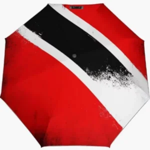 Trinidad and Tobago National Flag Themed Fully Automatic Folding Umbrella