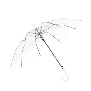 UM11 Customized Logo Clear Umbrella for Kids, Colorful Transparent