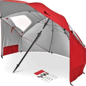 UPF 50+ Umbrella Shelter for Sun and Rain Protection, 8-Foot 240CM
