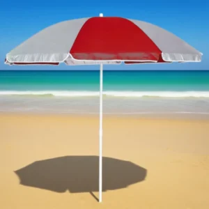 UPF50+ Blue Aluminum 3.25ft Outdoor Beach Umbrella UV Protection Windproof