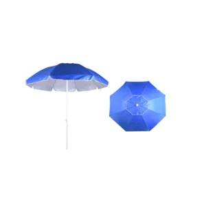 UPF50+ Radii 3.25ft Aluminum Wood Base Square Shape Beach Umbrella Outdoor Furniture Courtyard Park